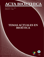 												View Vol. 17 No. 2 (2011): Temas actuales en bioética
											